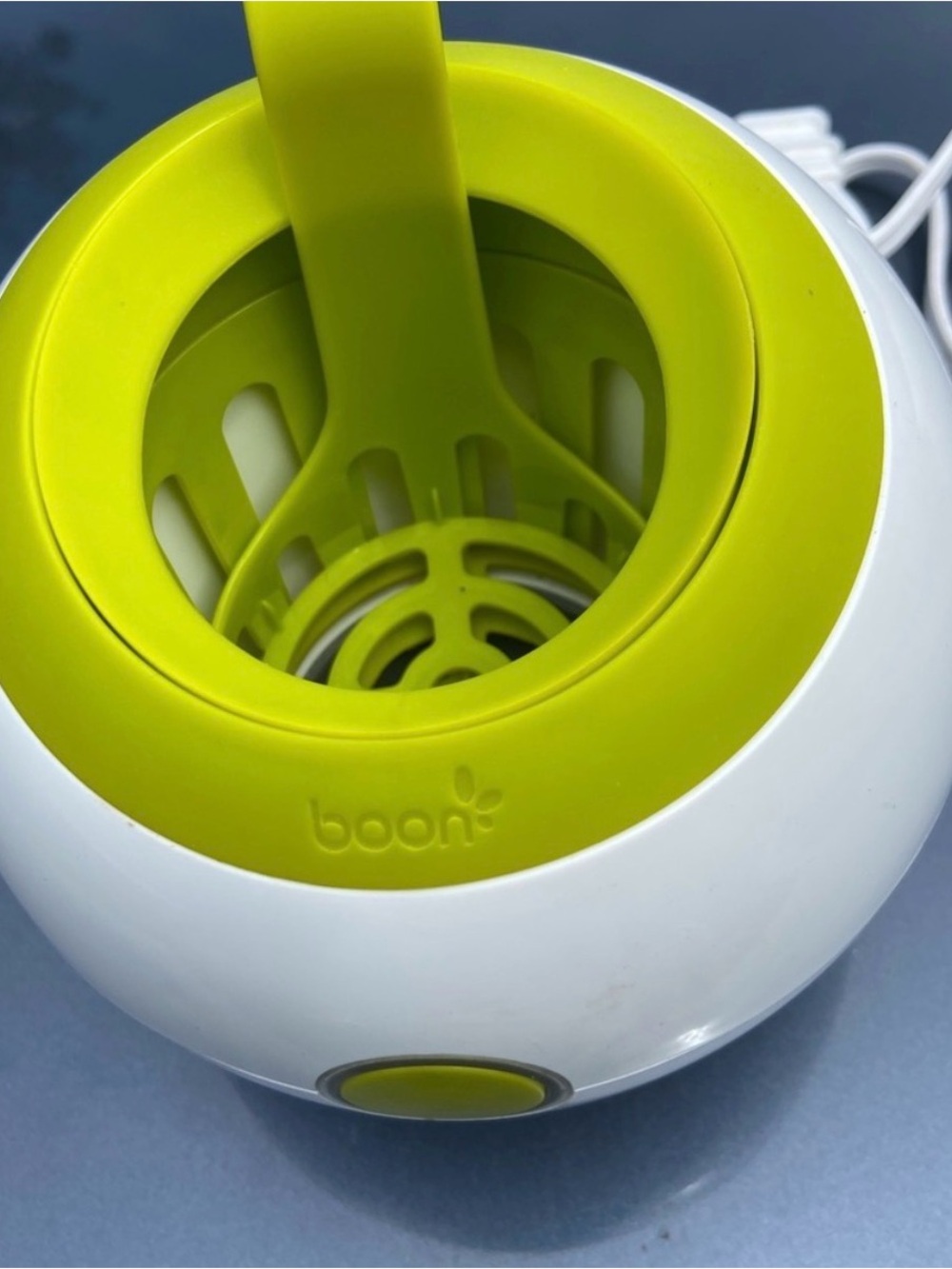 Lime Green & White Portable Headphone/Accessory Holder